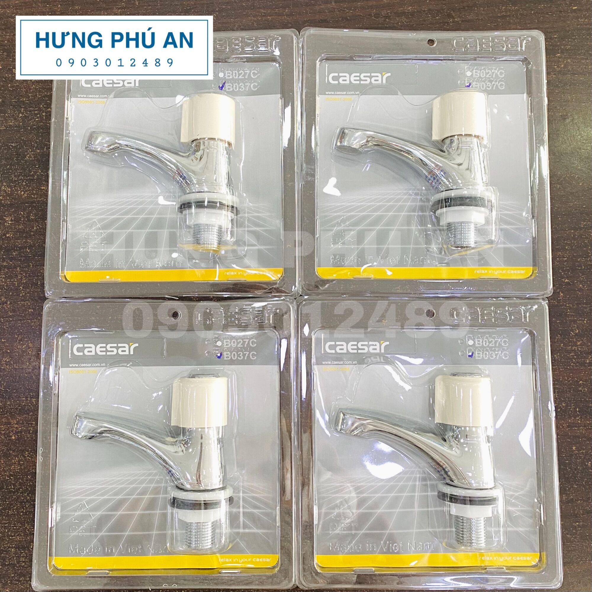 Vòi Lavabo nước lạnh CAESAR B037C - chính hãng