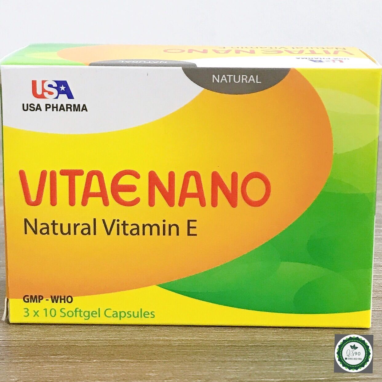 Vitamin E Natural Vitae NaNo 3 vỉ x 10 viên nang mềm MixASale