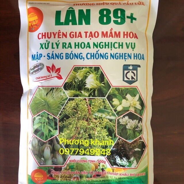 Phân bón lá lân 89+ . hàng chính hãng quả cầu lửa