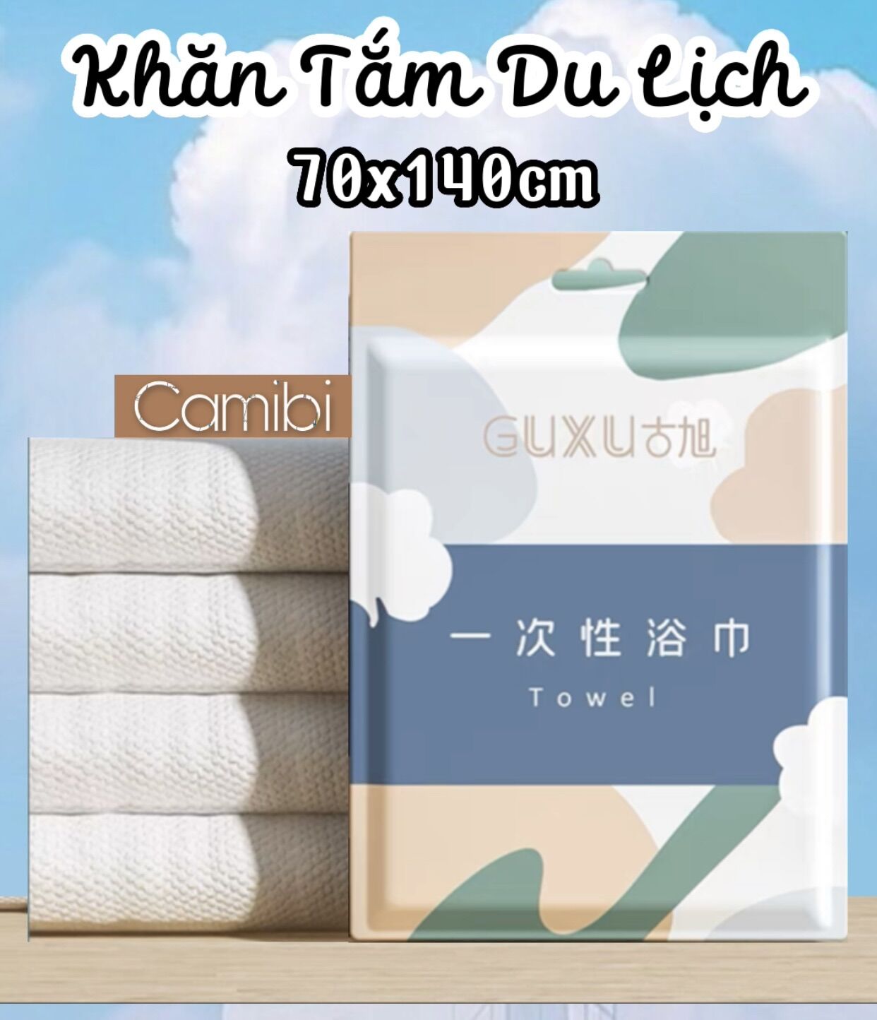 Khăn tắm du lịch / khăn tắm dùng 1 lần