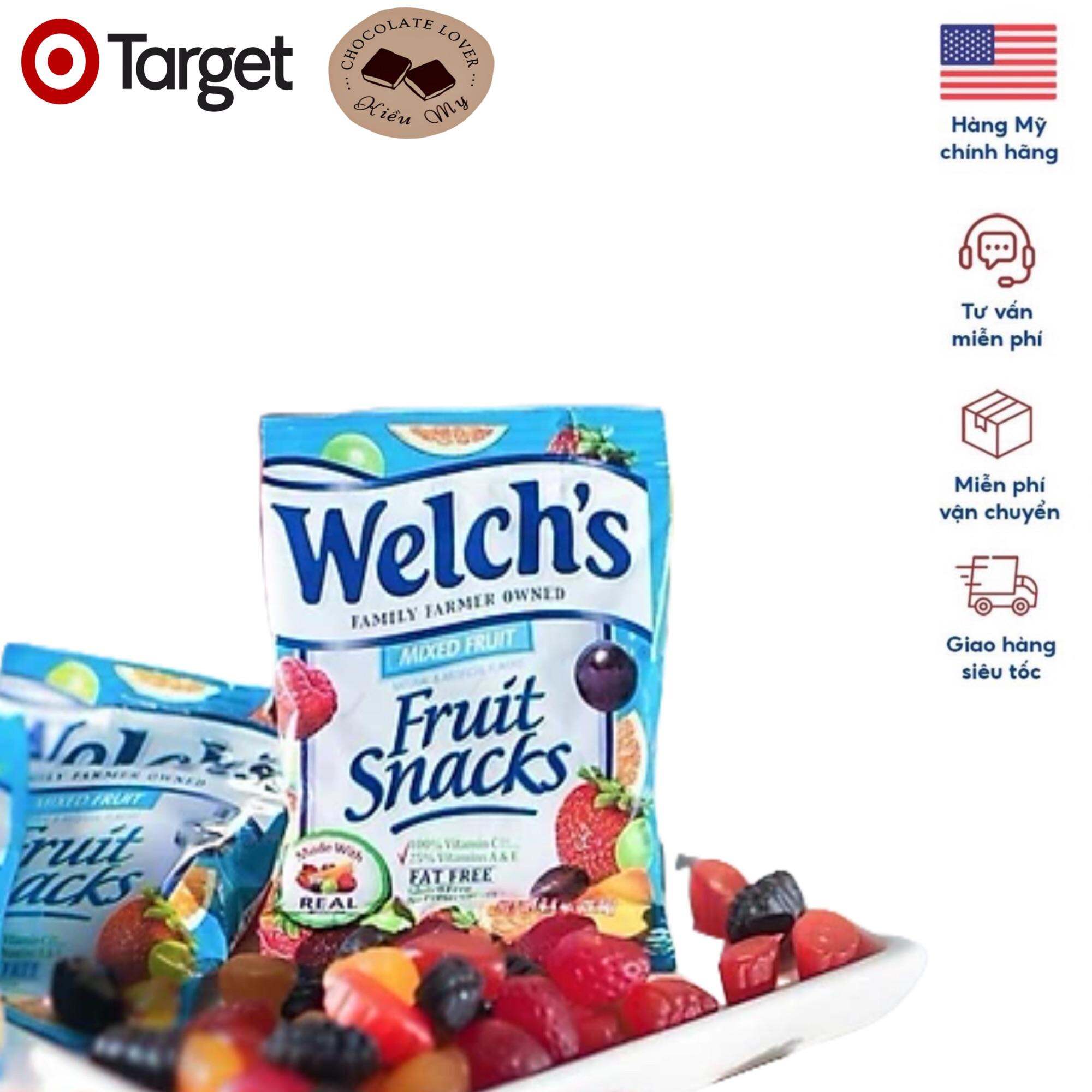 Kẹo dẻo trái cây Welch's Fruit Snack Mỹ túi 22.7g