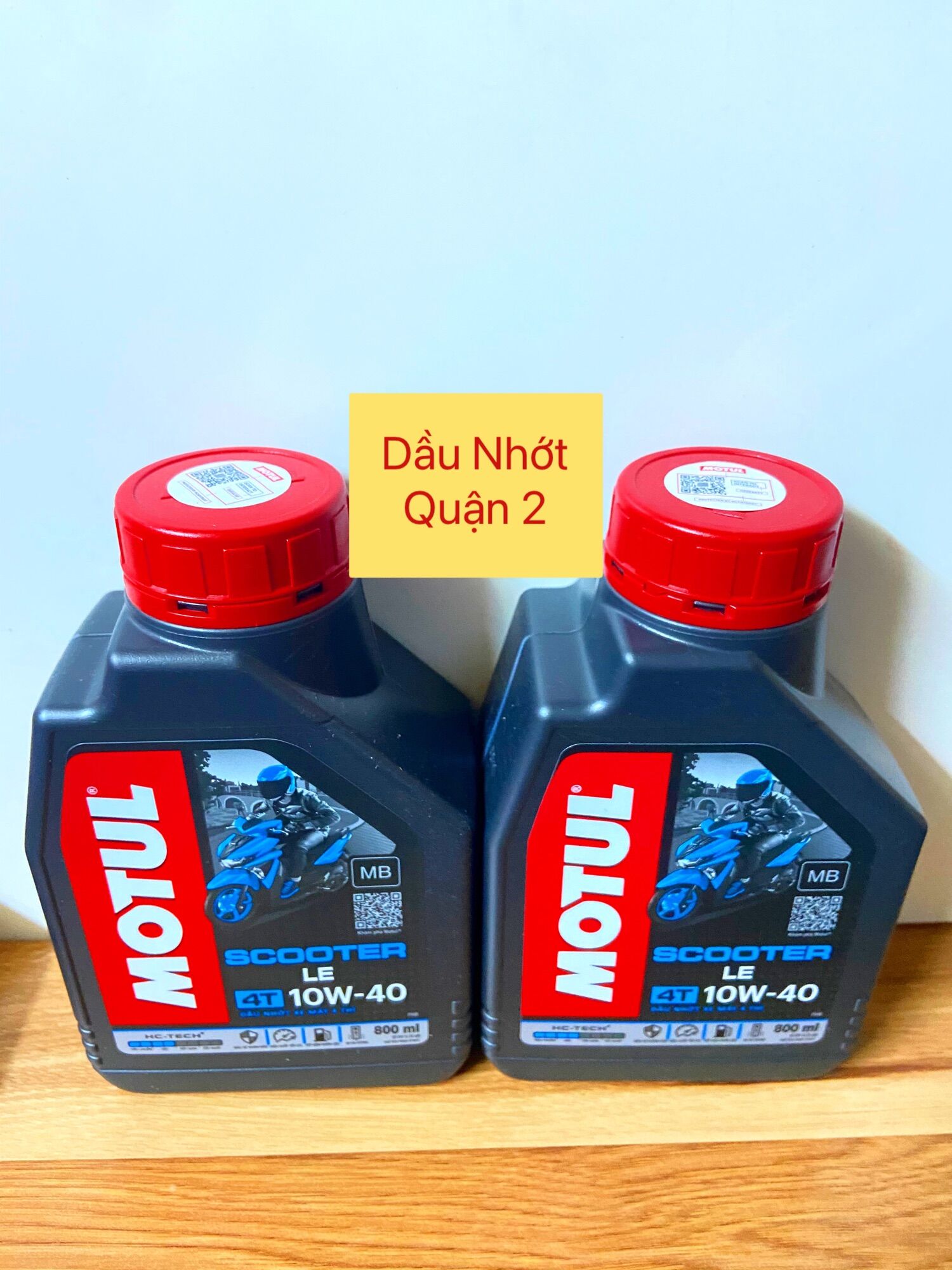 Combo 2 chai motul scooter le - 10w40 - 800ml