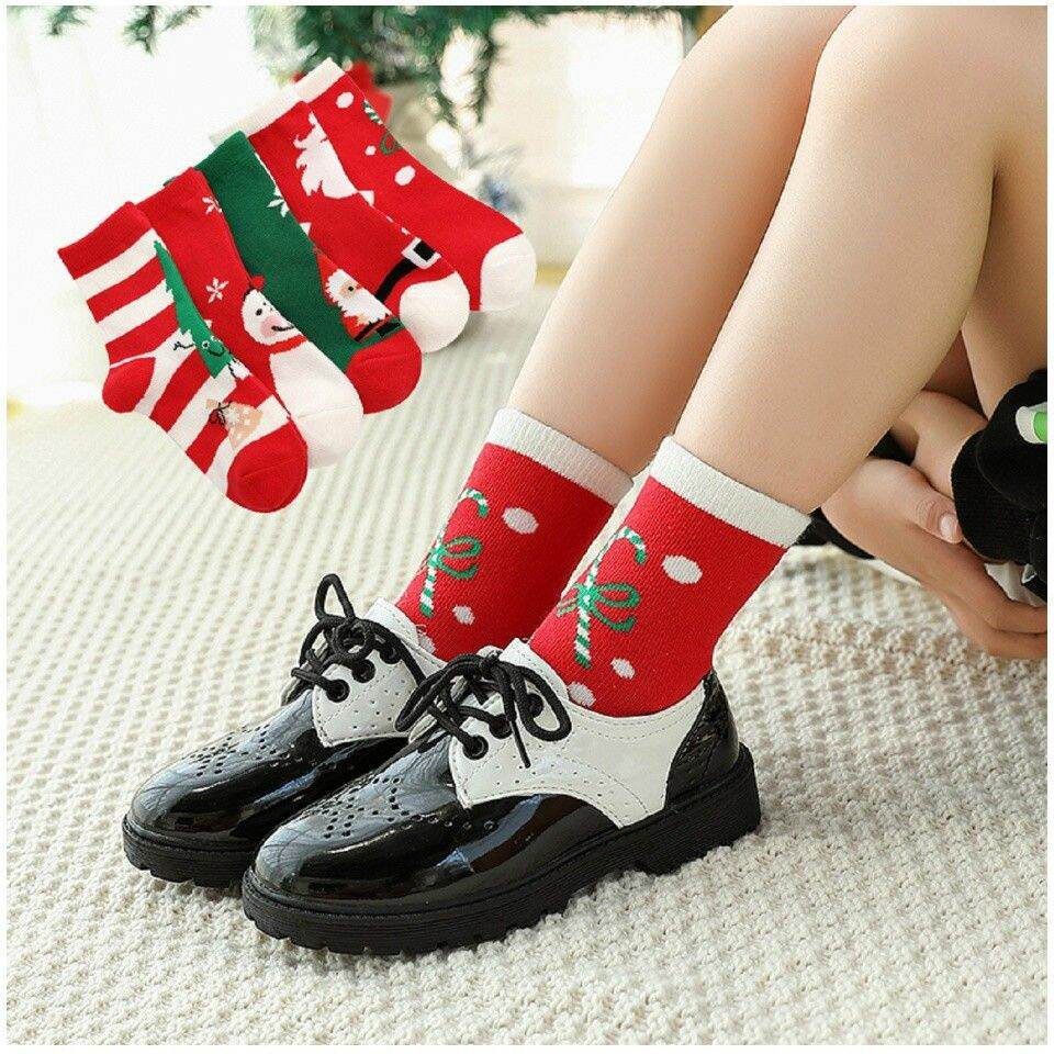 TẤT NOEL CỔ CAO TRẺ EM