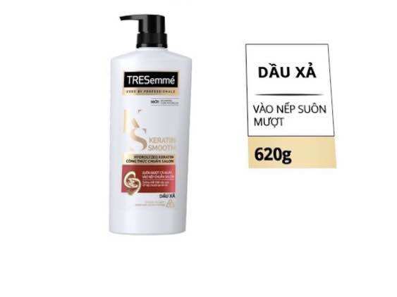 Dầu gội, dầu xả tresemme keratin dưỡng tóc khô xơ rối vào nếp suôn mượt/ ngăn gãy rụng 640g, 620g