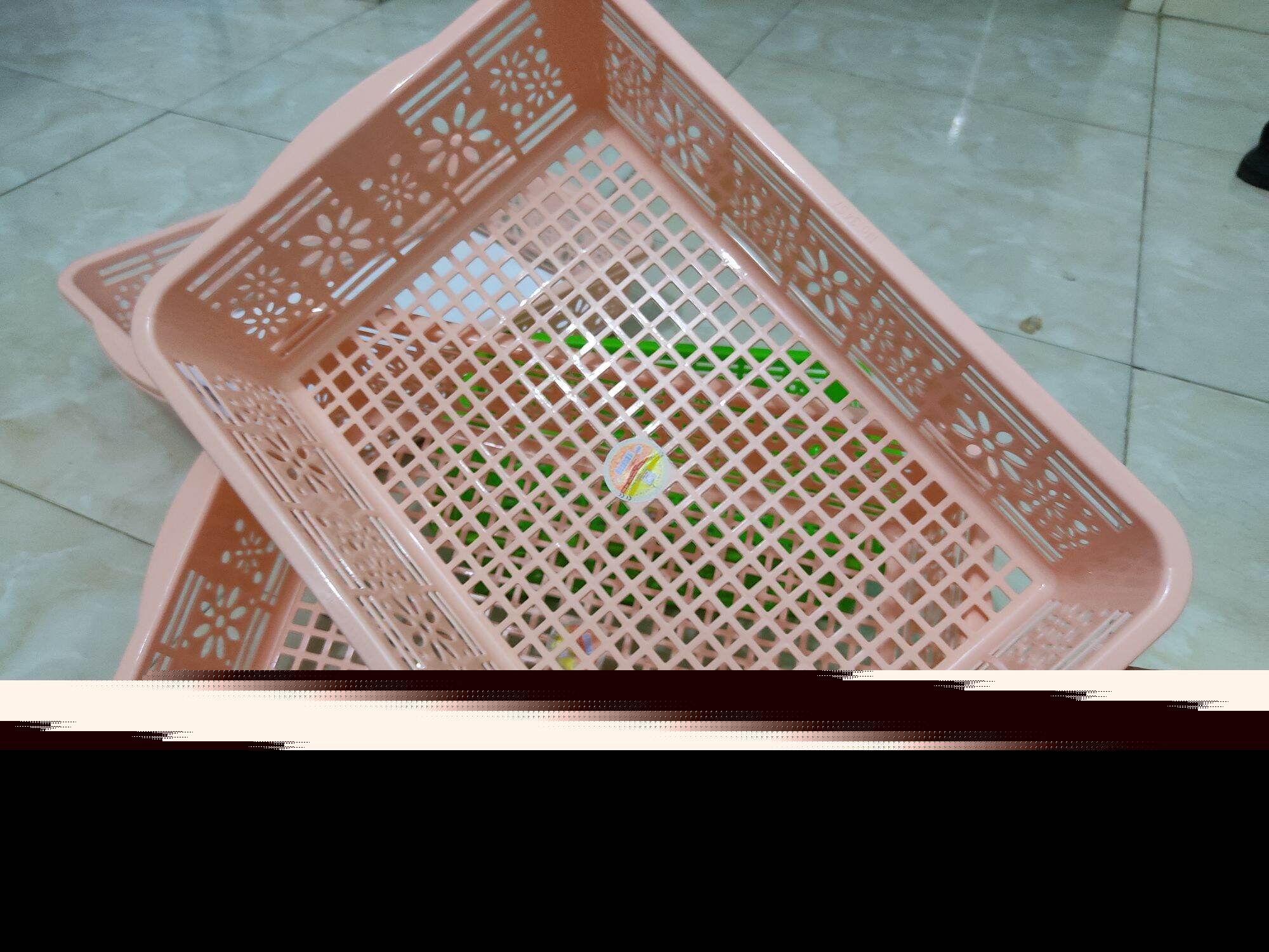 Set of 10 Rectangular Baskets