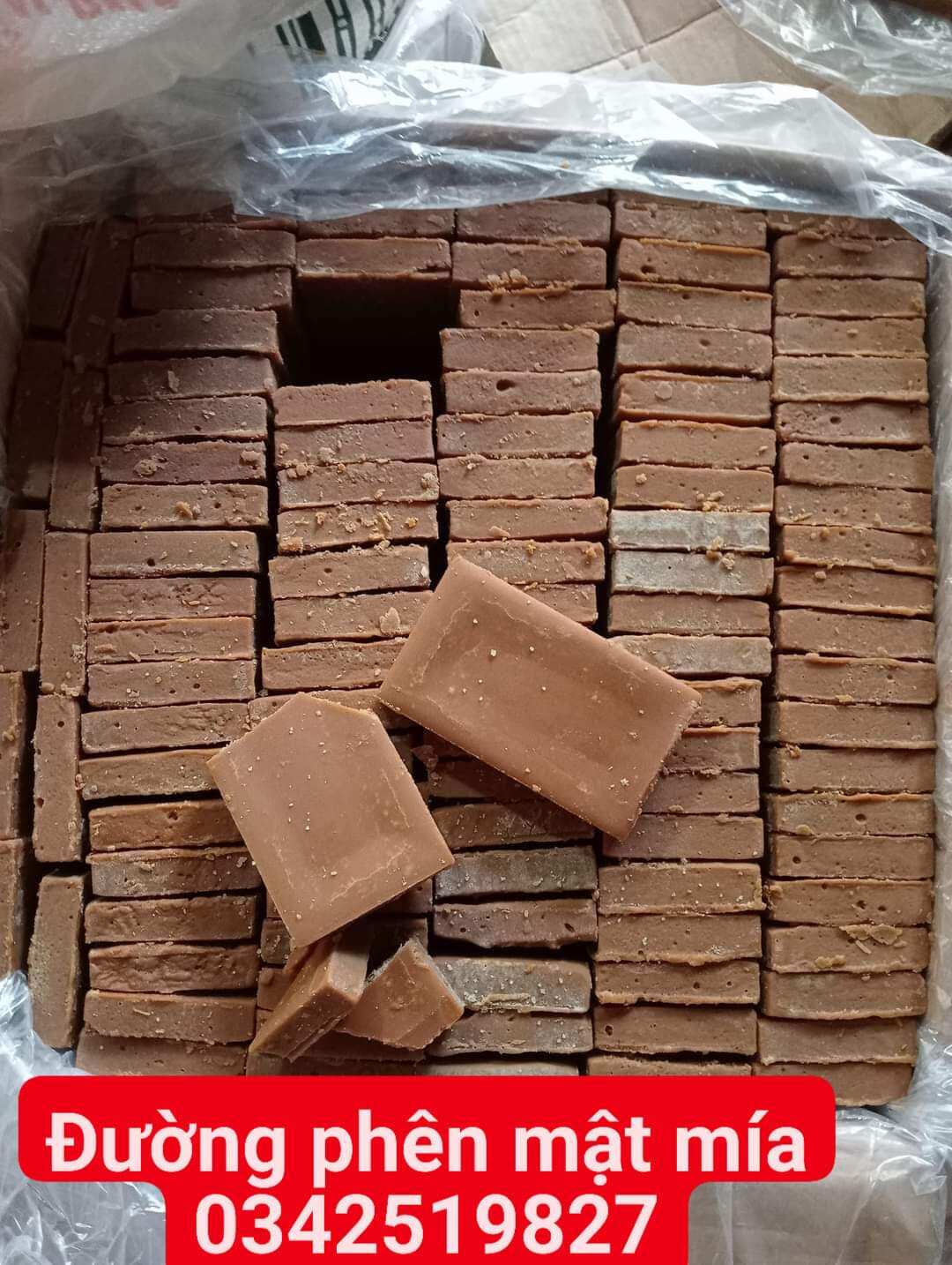 Đường phên đỏ ( Đường mía thô)  . Gói 1kg