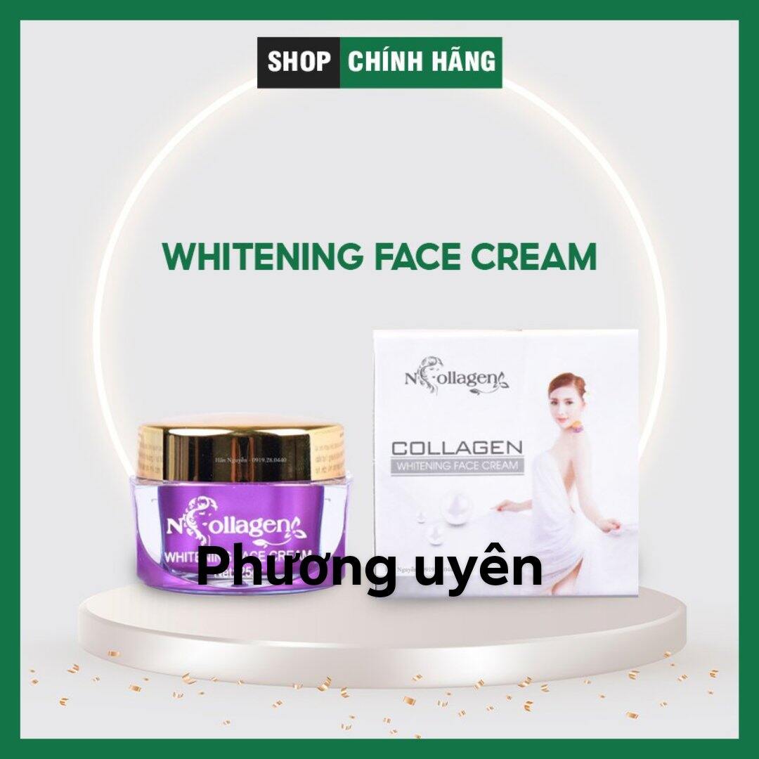 Kem face tím giảm mụn dưỡng trắng da ncollagen chính hãng