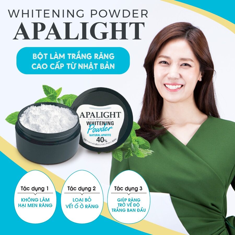 [CHÍNH HÃNG] Bột Trắng Răng APALIGHT Nhật Bản