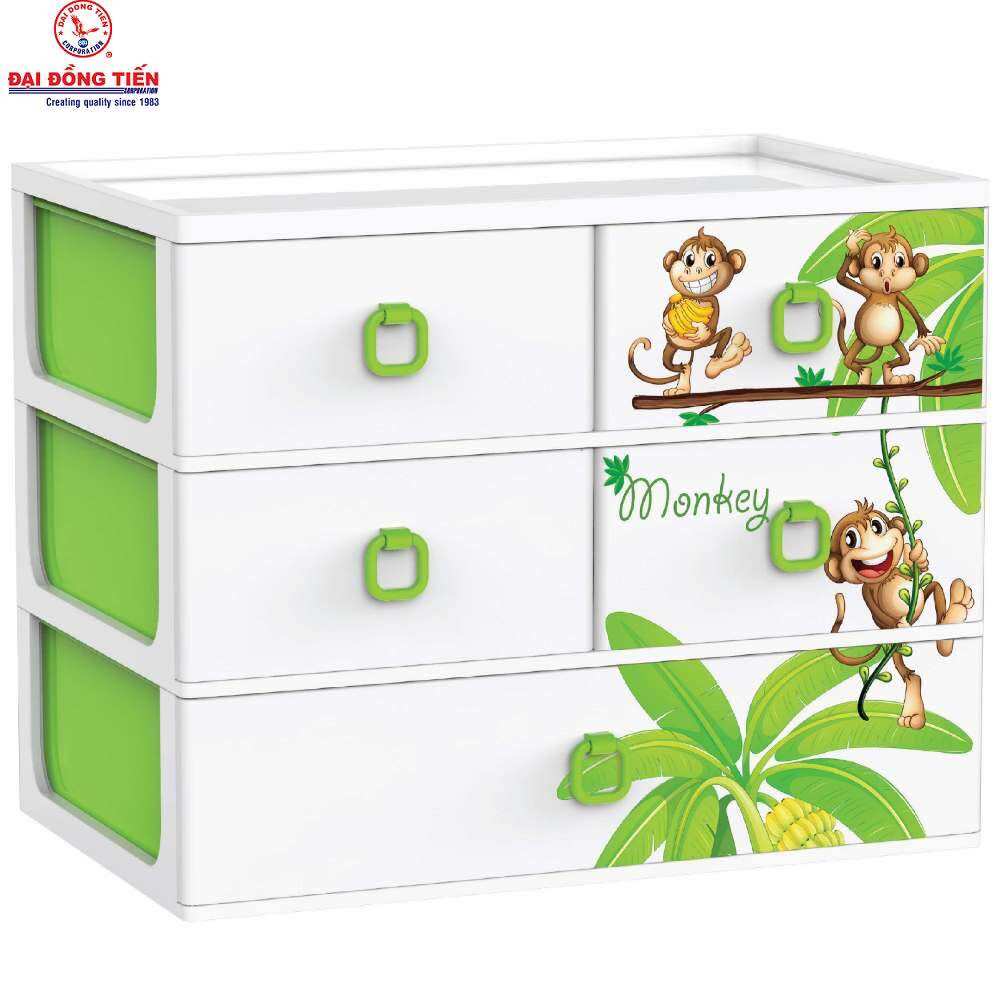 Tủ nhựa a4, mini mio t1053 đại đồng tiến-40cm x 25cm x 31,5cm