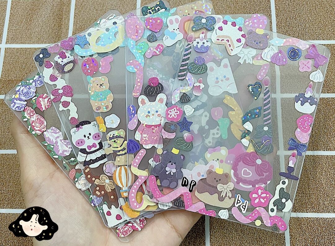 Toploader decor giao ngẫu nhiên / toploader trang trí có seal - thẻ đựng bảo vệ ảnh card idol kpop - mercy