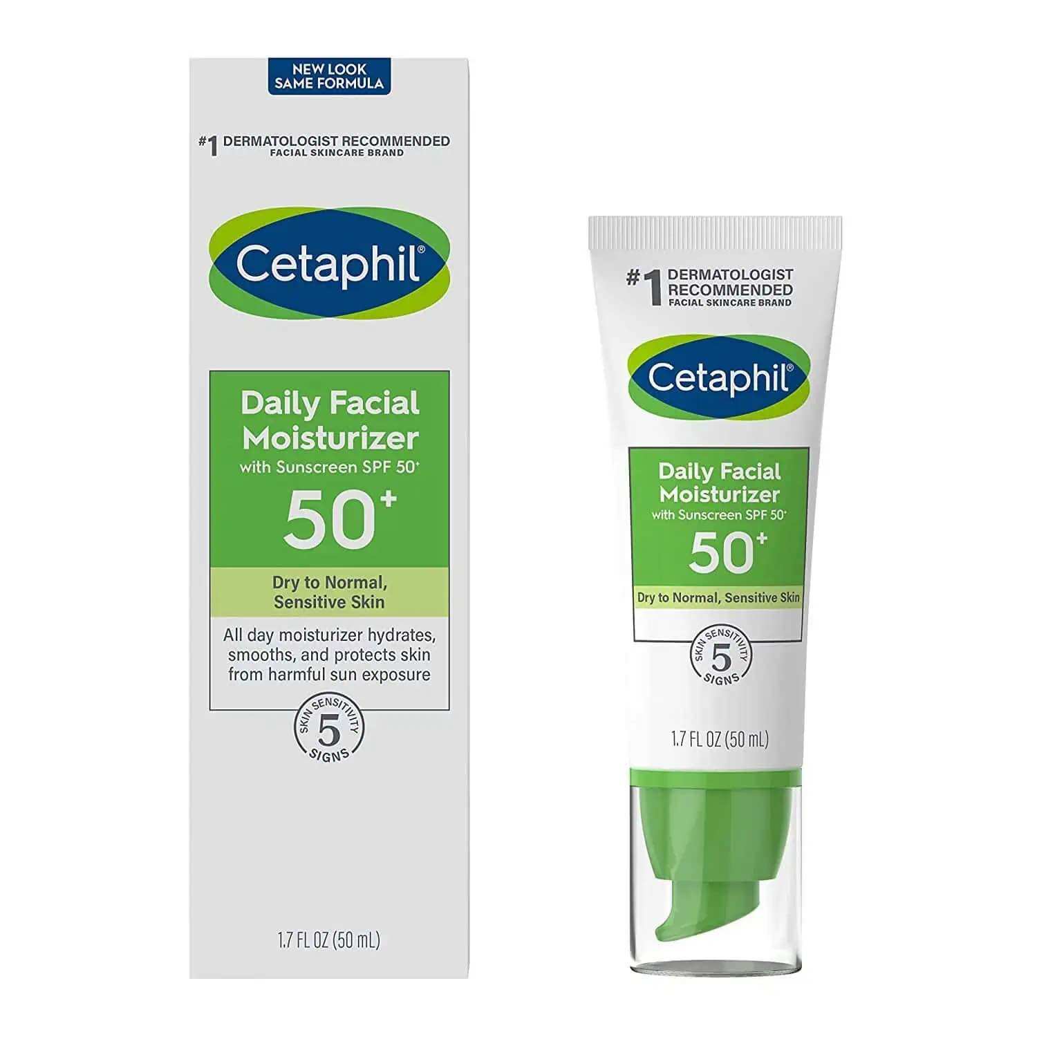 Cetaphil Broad Spectrum Daily Facial Moisturizer with Sunscreen - Spf 50