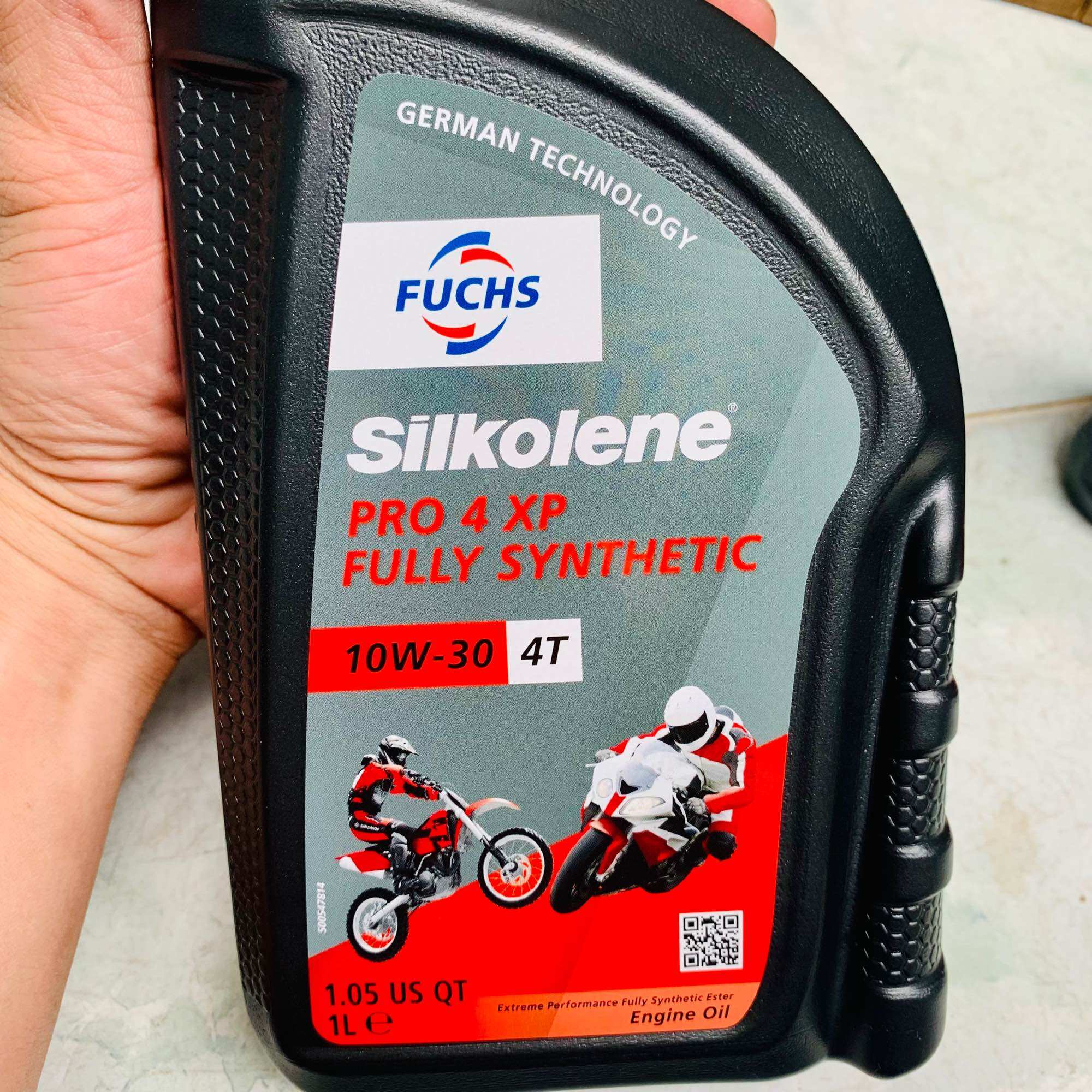 [XẢ HÀNG] Fuchs Silkolene Pro 4 10W-30 Nhớt Cao Cấp Xe Số - Tay Côn MADE IN UK