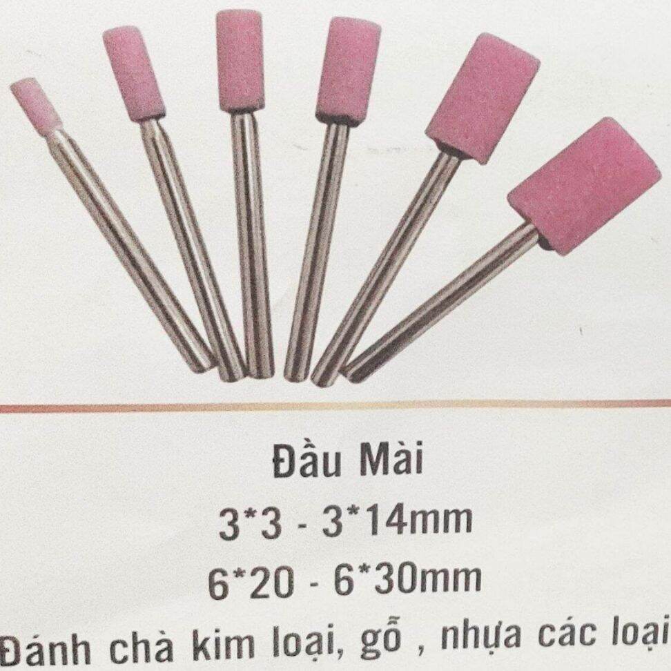 Đá mài viết trụ 3ly x5ly x5 cây.....