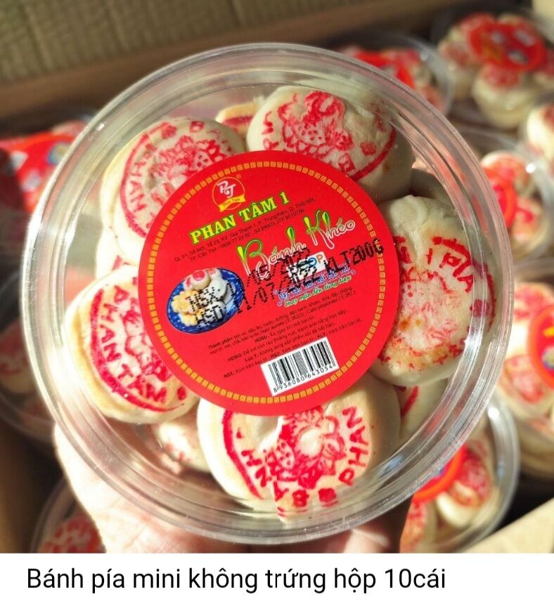 Bánh pía nhỏ mini hộp 10 cái Phan Tâm