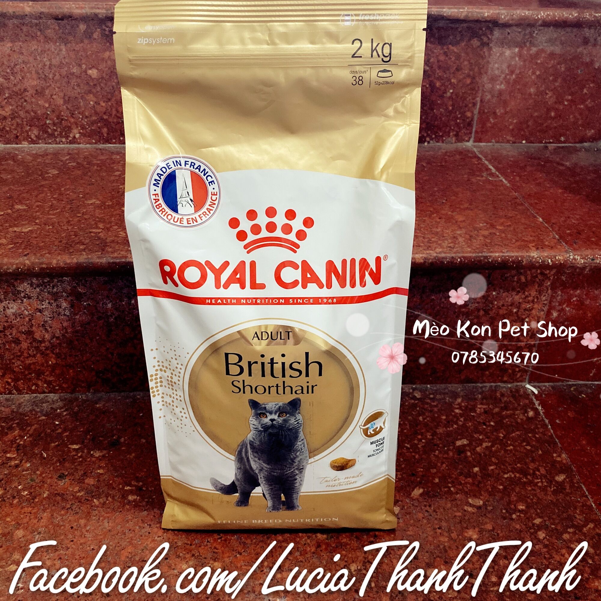 Thức ăn hạt khô cho mèo Royal Canin Adult British Short Hair