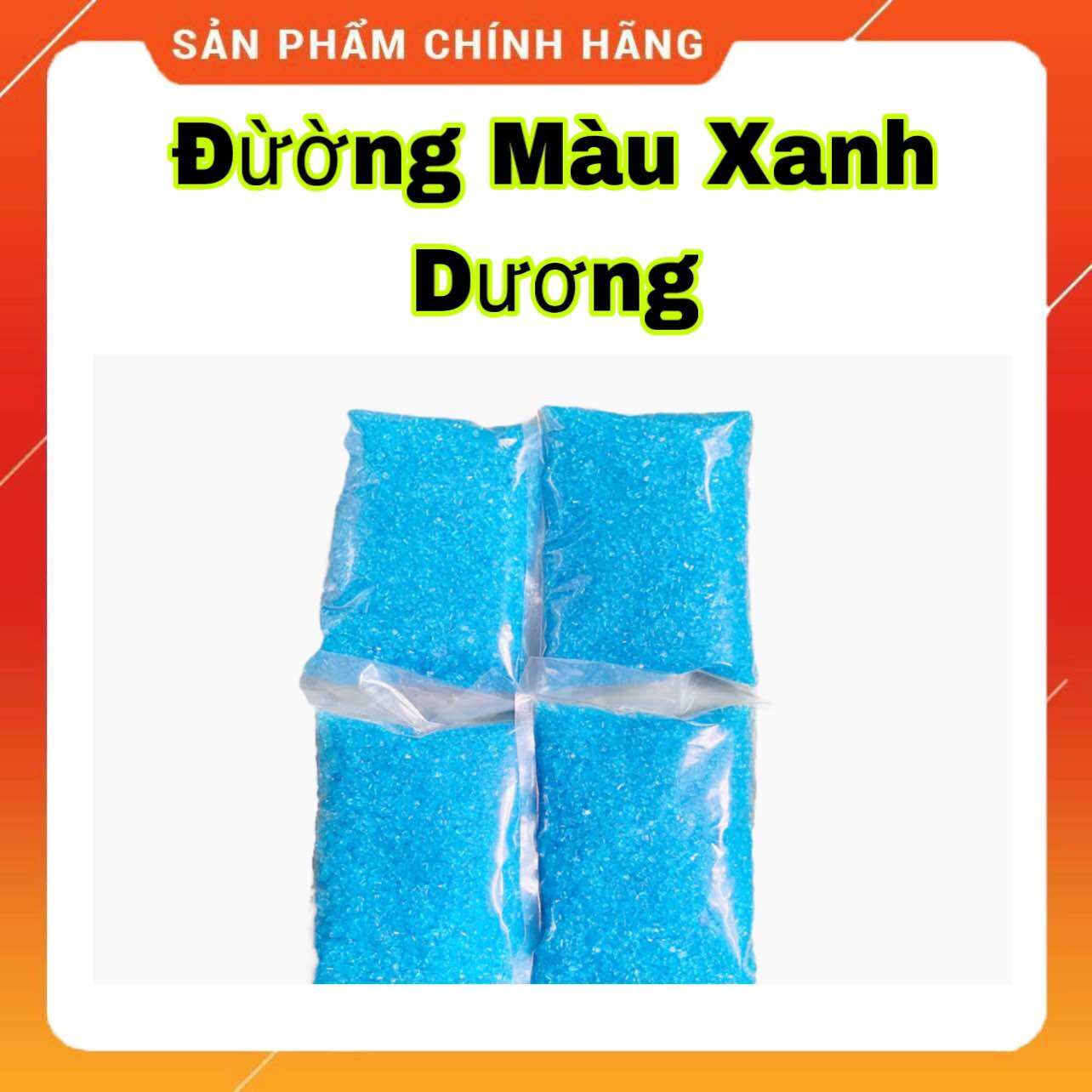 Đường màu làm kẹo bông gòn.