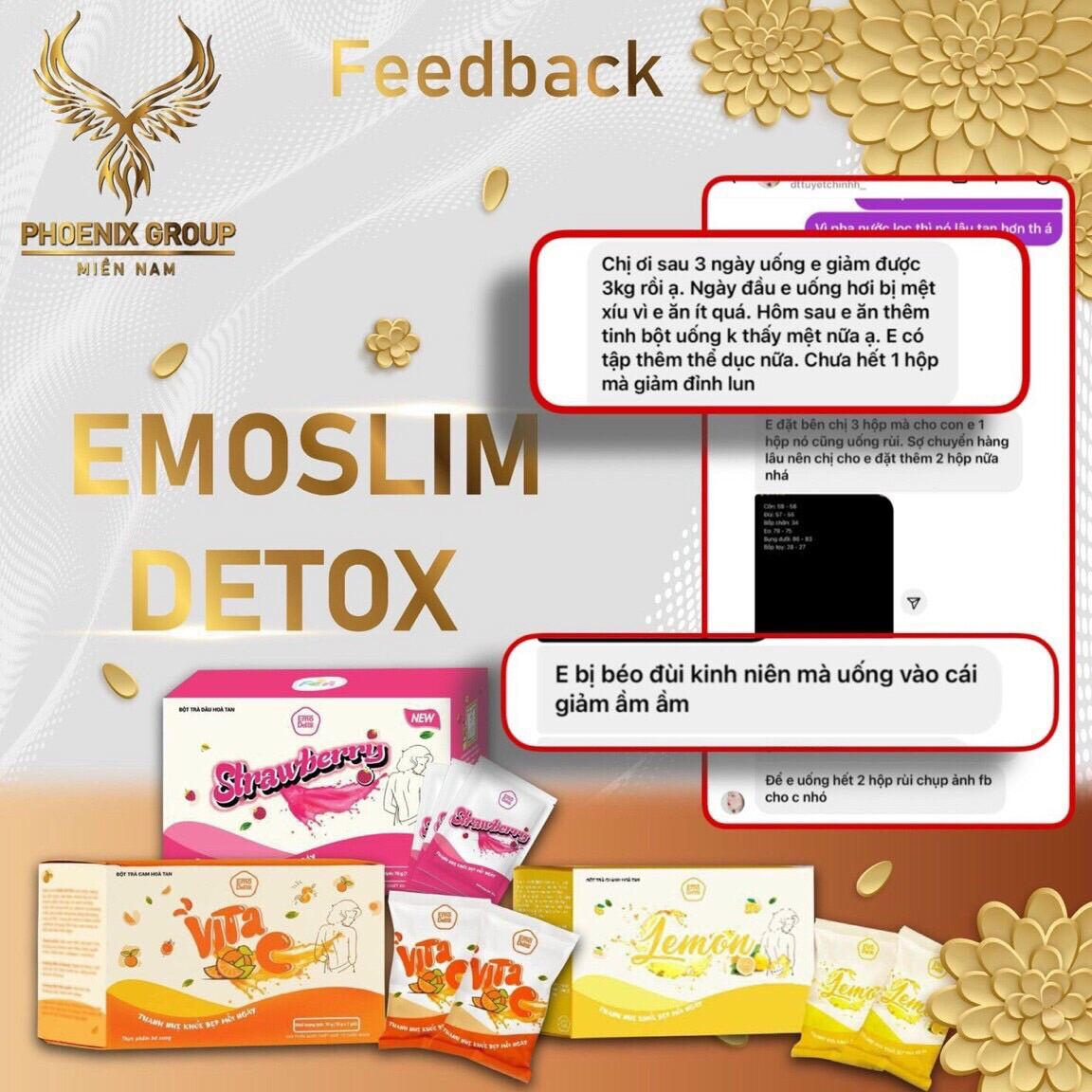Emoslim chính hãng nước trái cây giảm cân emoslim vị chanh - giảm cân, an - ảnh sản phẩm 4