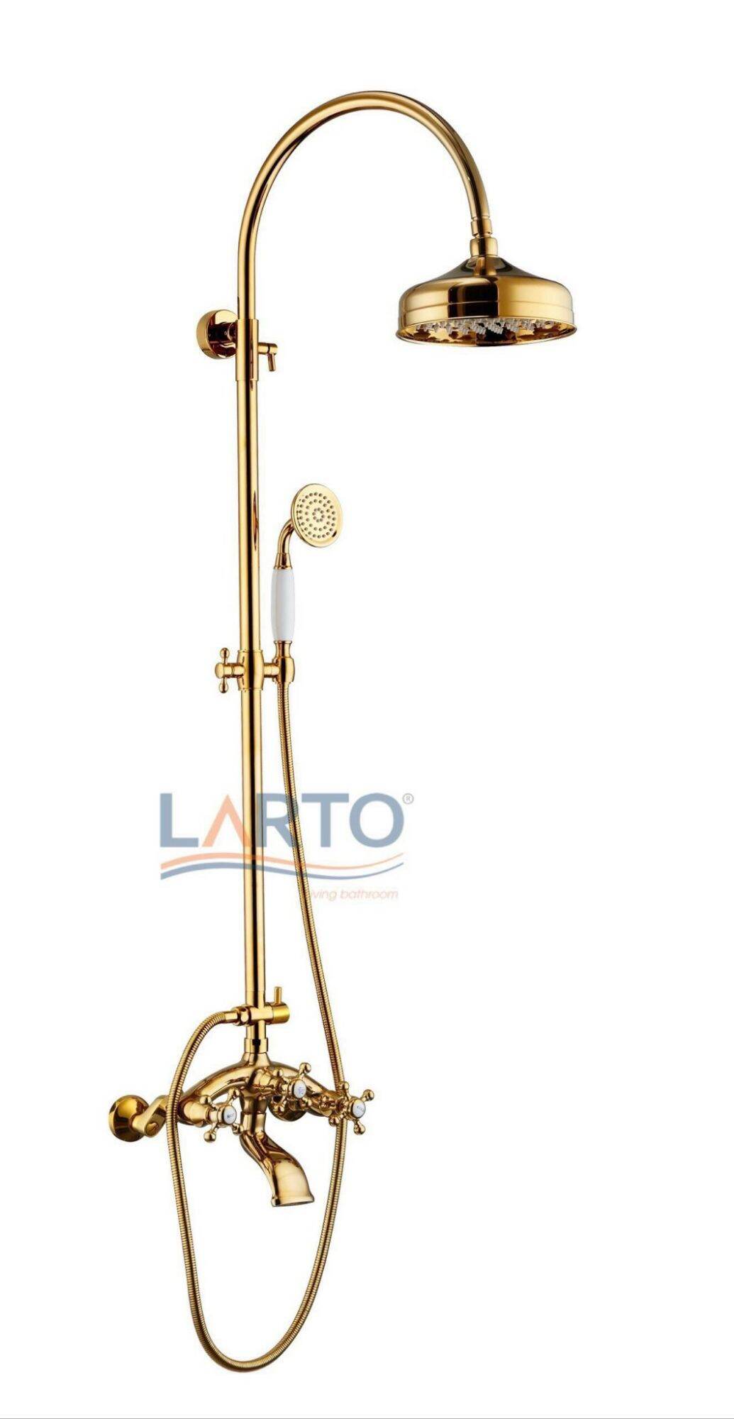 SEN CÂY MẠ VÀNG LUXURY GOLD. SEN CÂY TẮM ĐỨNG LARTO NHẬP KHẨU.