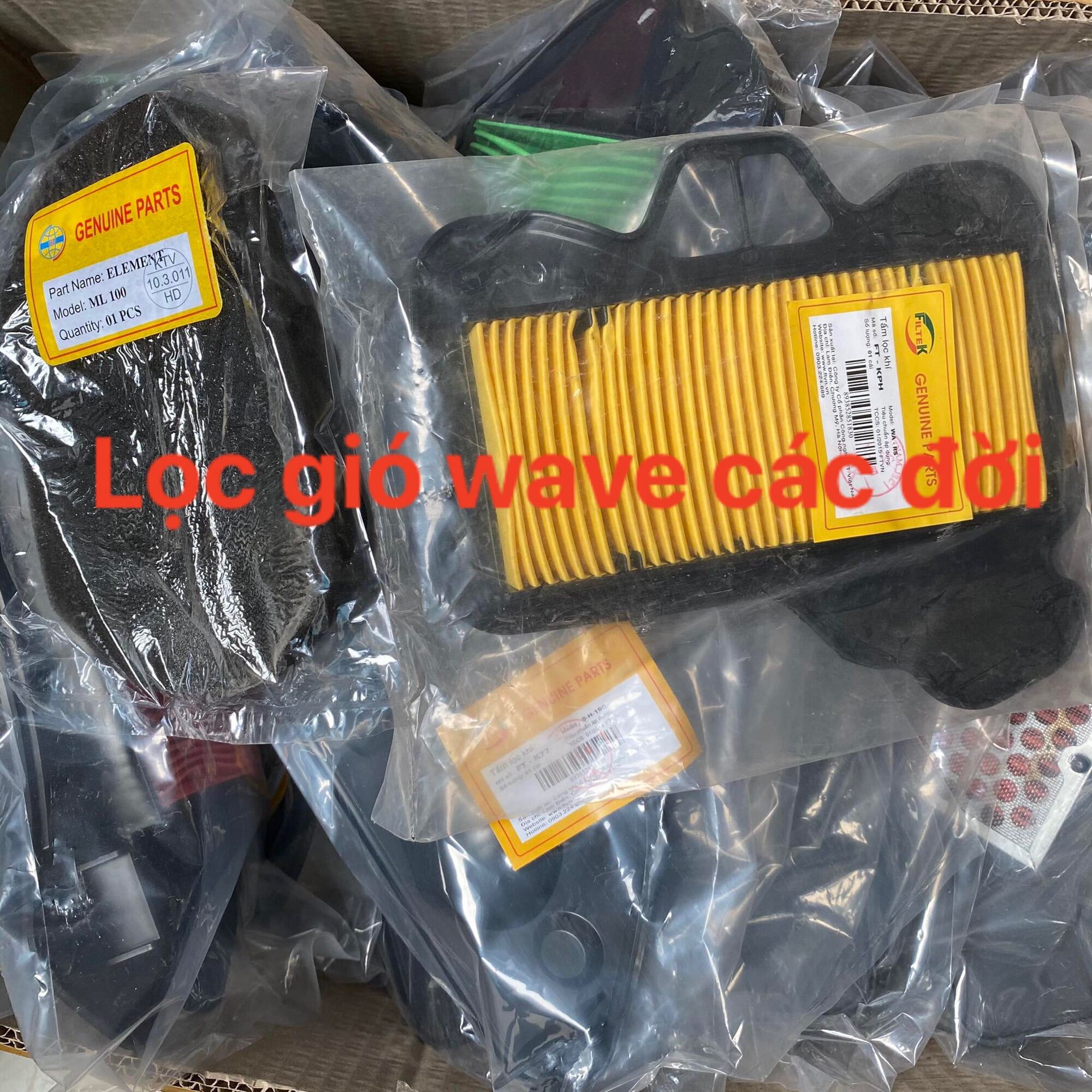 Lọc gió wave,wave rsx,wave 100,50cc,wave alpha 110 ,wave s110,wave rs
