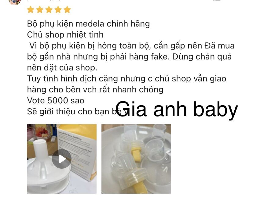 Van vàng máy hút sữa medela pump/ swing đơn/ harmony( đơn giá 1 cái)