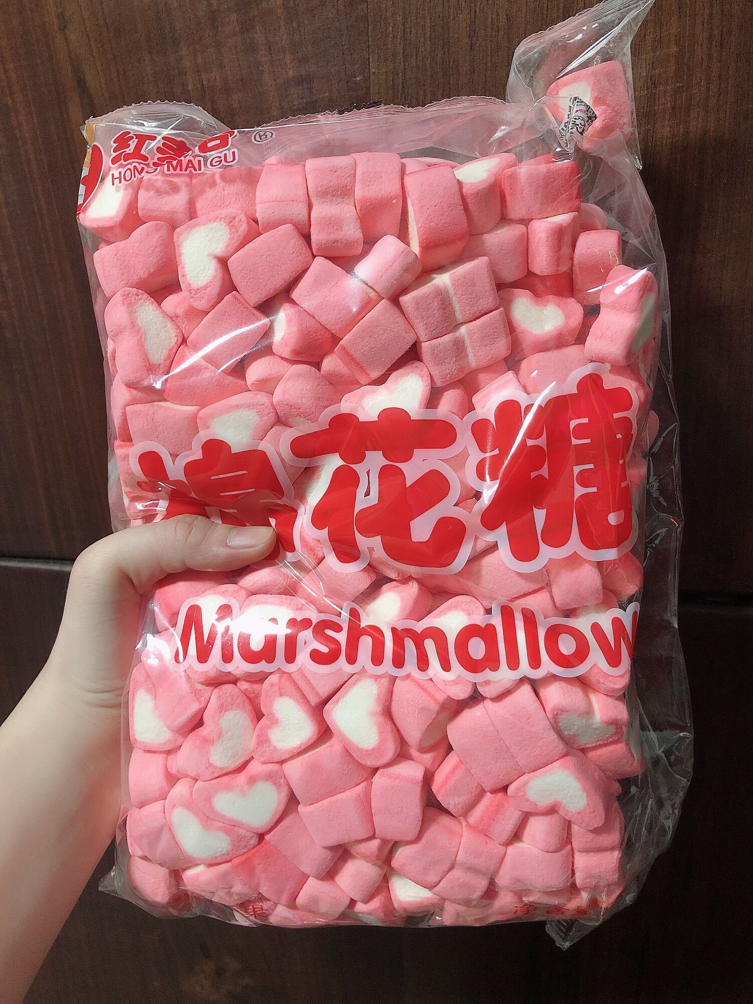 Kẹo bông gòn MARSHMALLOW 1.000g (ib lựa mẫu)
