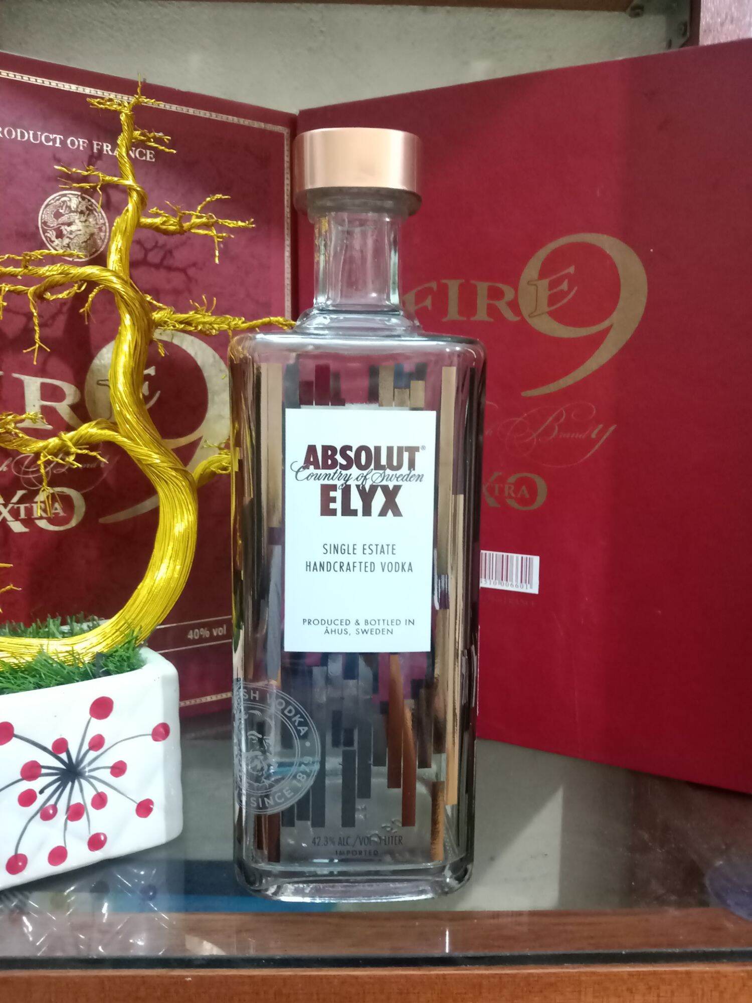 Vỏ CHAI thuỷ tinh ABsolut ELYX chuẩn chính hãng mới [NEW] [RỖNG]