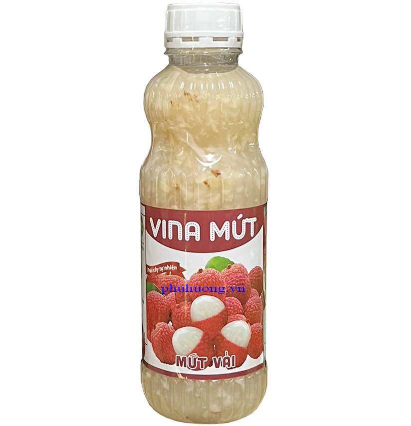 Sinh tố vải Vina Mứt 1 lít