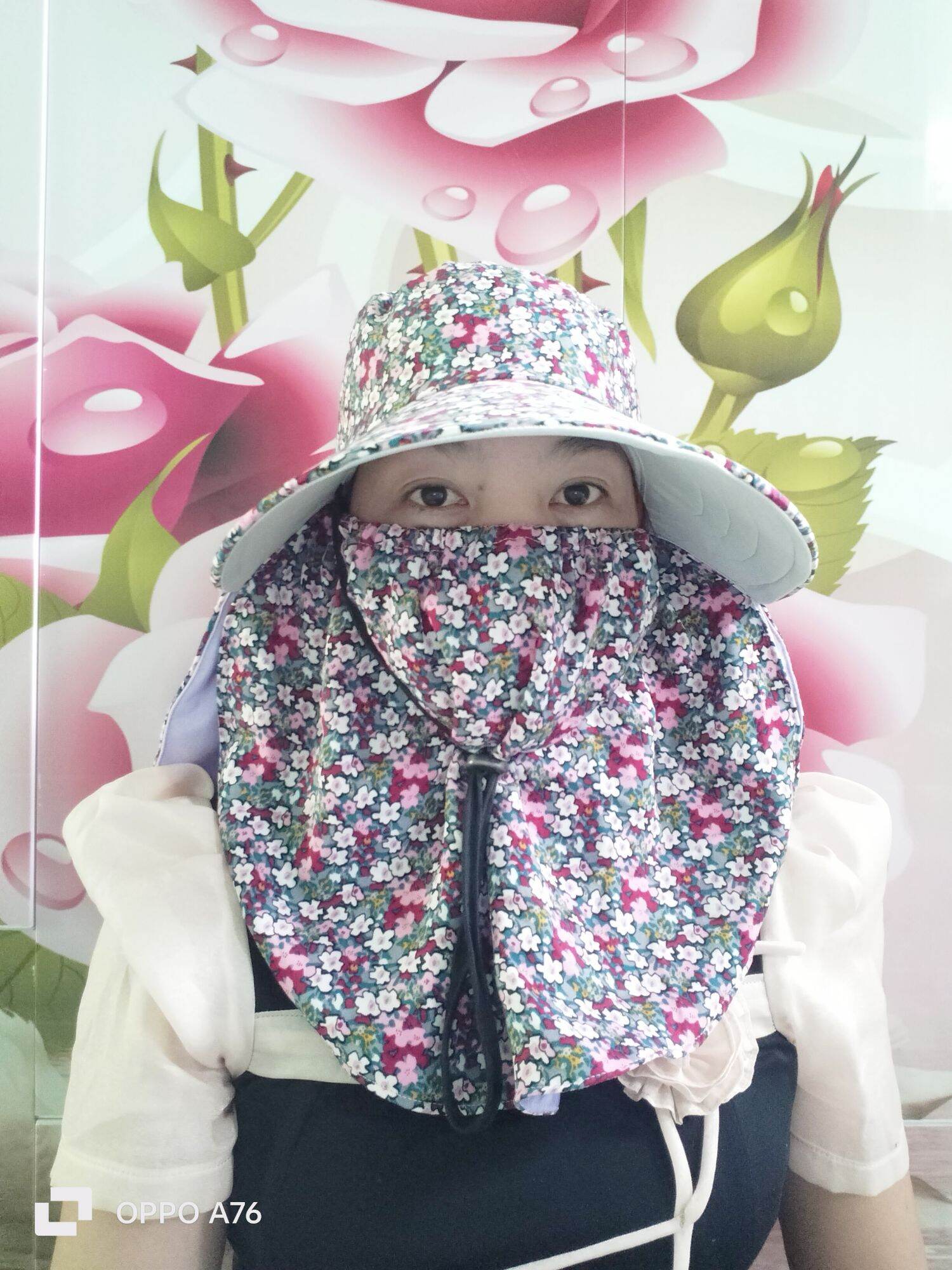 Nón khẩu trang hàng 3 lớp dày( giao bông ngẫu nhiên)