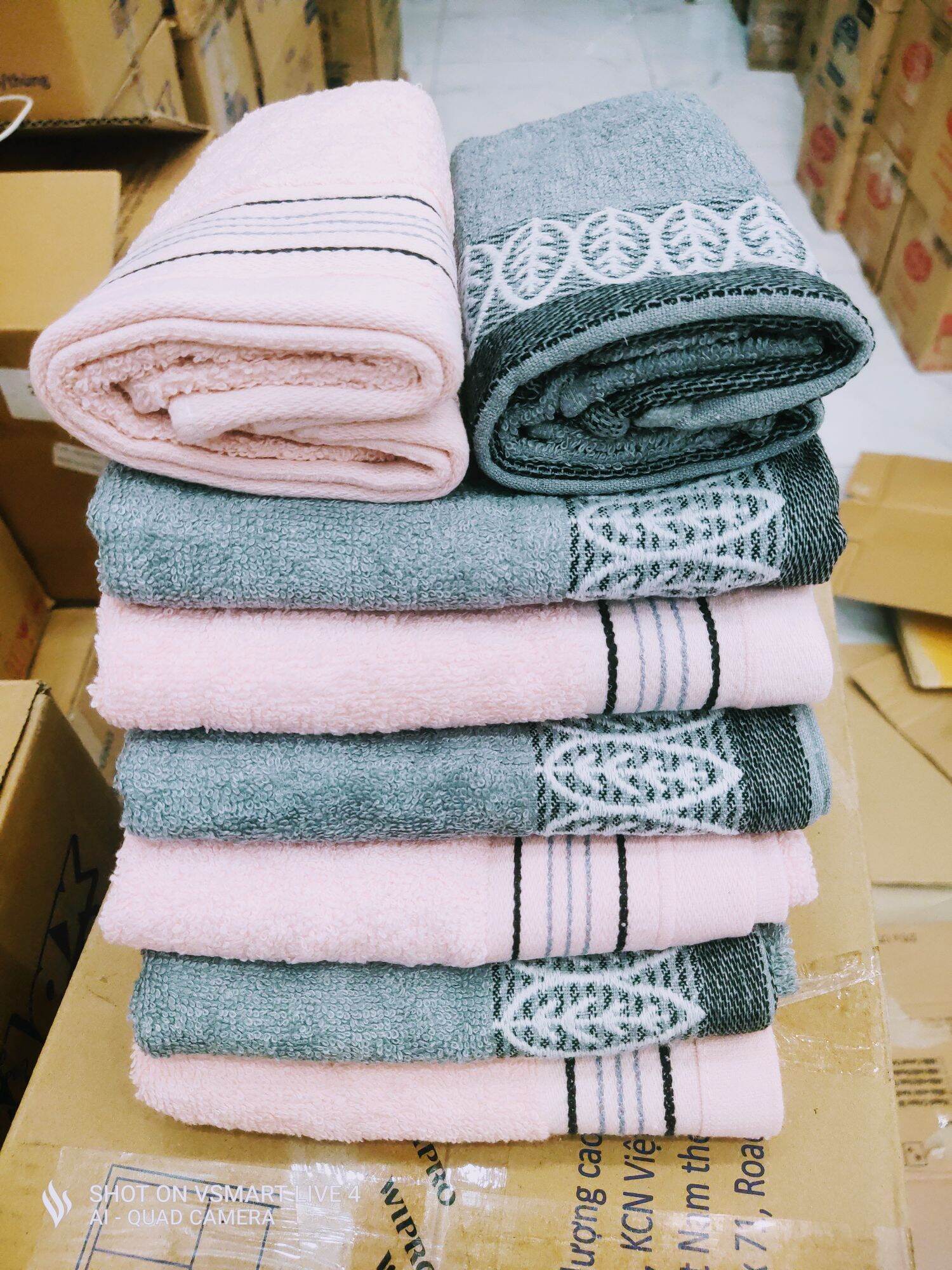 Khăn Bông sợi cotton (35cm x70cm)