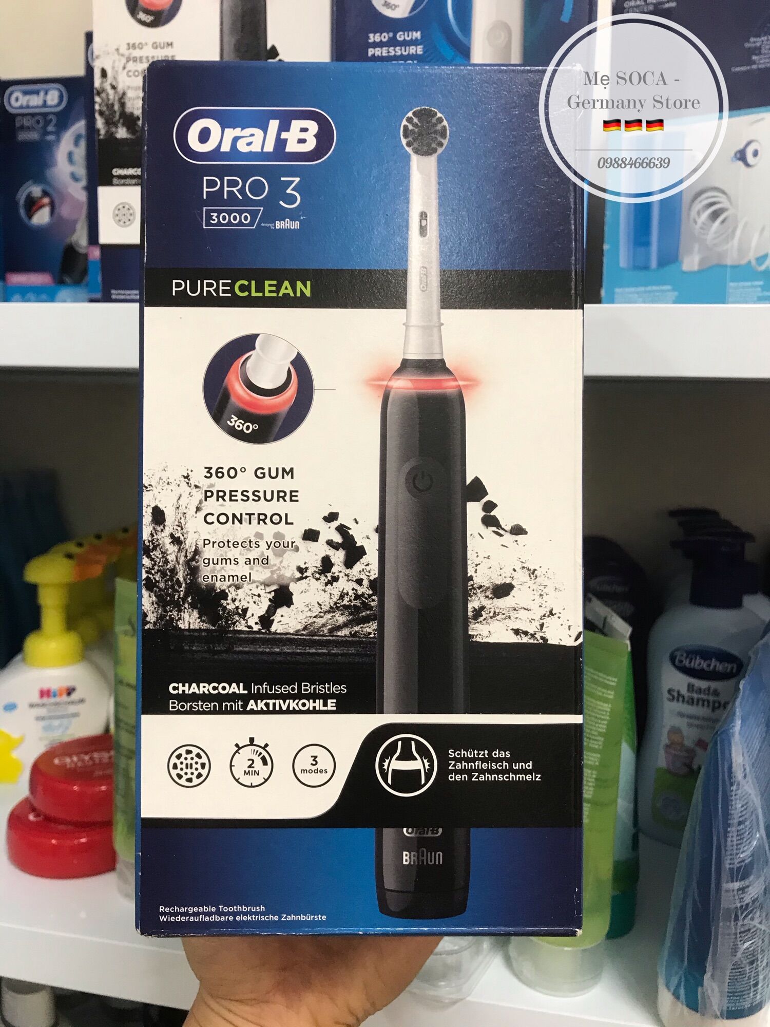 BÀN CHẢI ĐIỆN ORAL-B PRO 3 3000 - Made in Germany