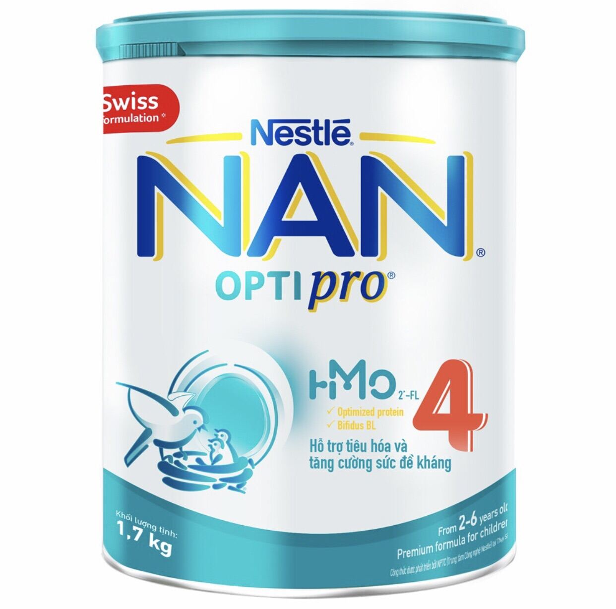 Sữa Bột Nestle Nan Optipro 4 1.7kg Thuỵ Sĩ Date 11 23