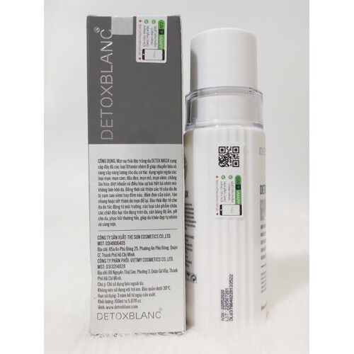 Mặt nạ thải độc trắng da Detox BlanC - Detox Mask