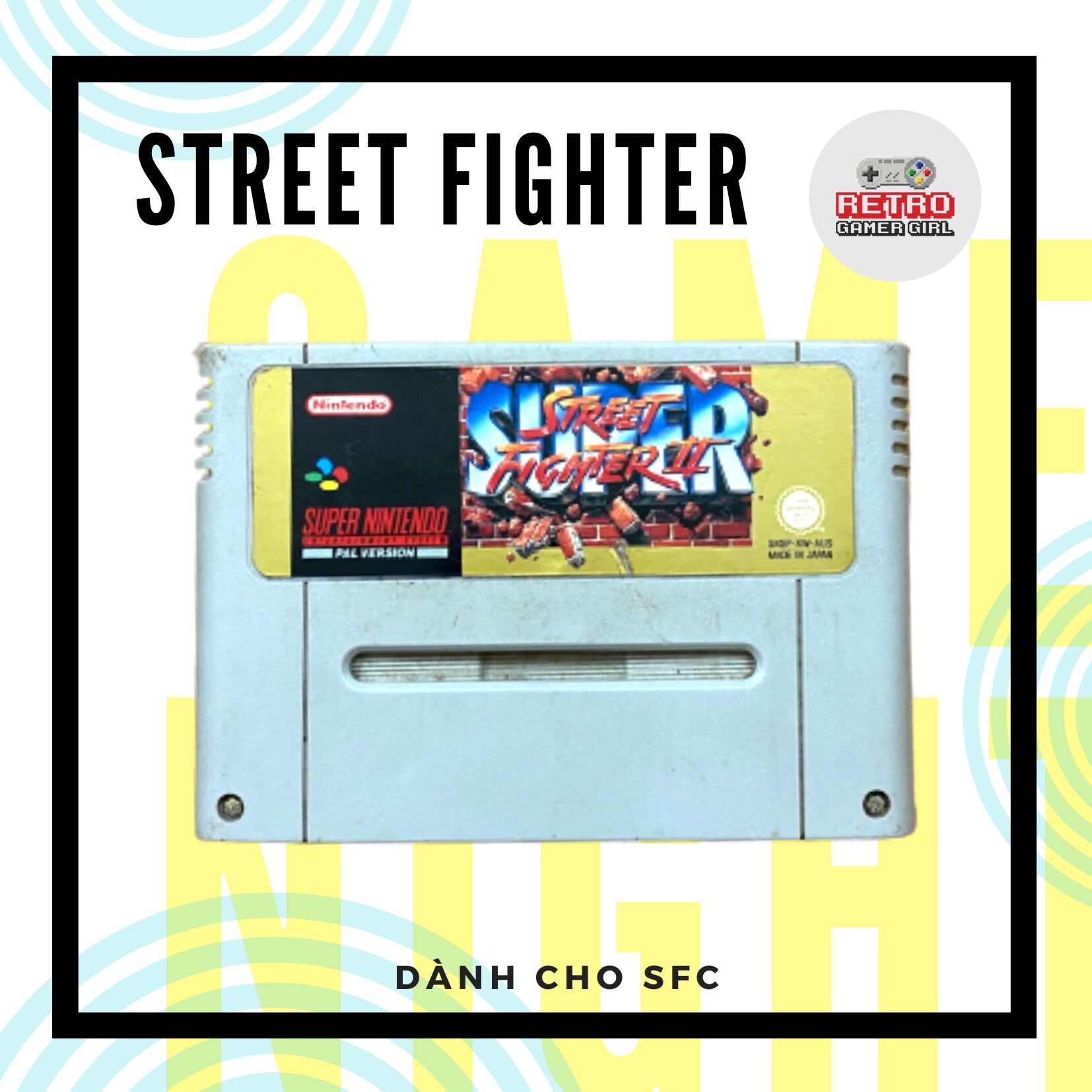 Băng game Super Street Fighter II SFC hệ JP Nhật