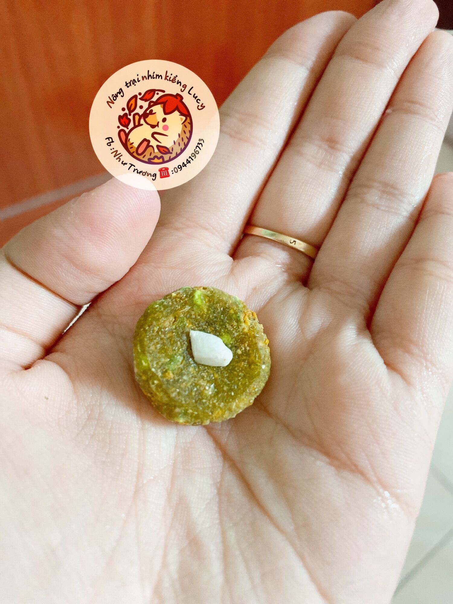 Bánh rau củ cho nhím kiểng, hamster,bọ ú,v.v…