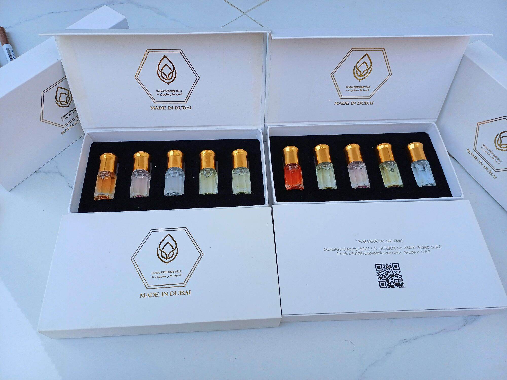 Set 5 lọ lăn Tinh dầu nước hoa DuBai mùi mới lạ, Nam Nữ