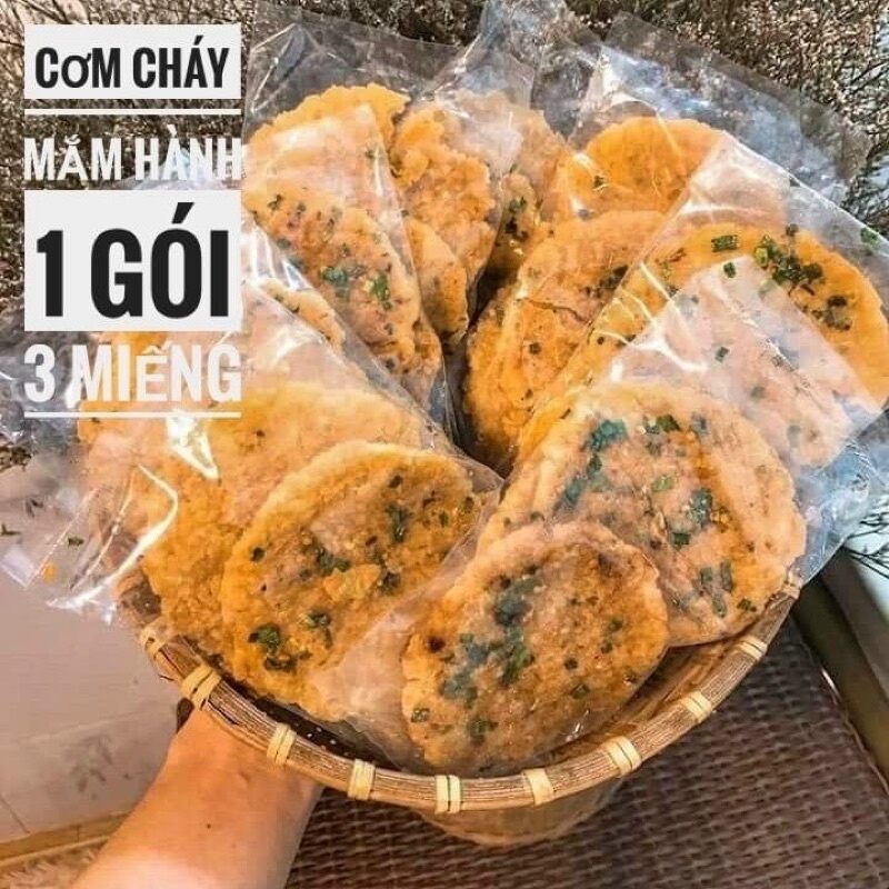 (loai ngon) 1 gói cơm cháy mắm loai ngon 3 miếng