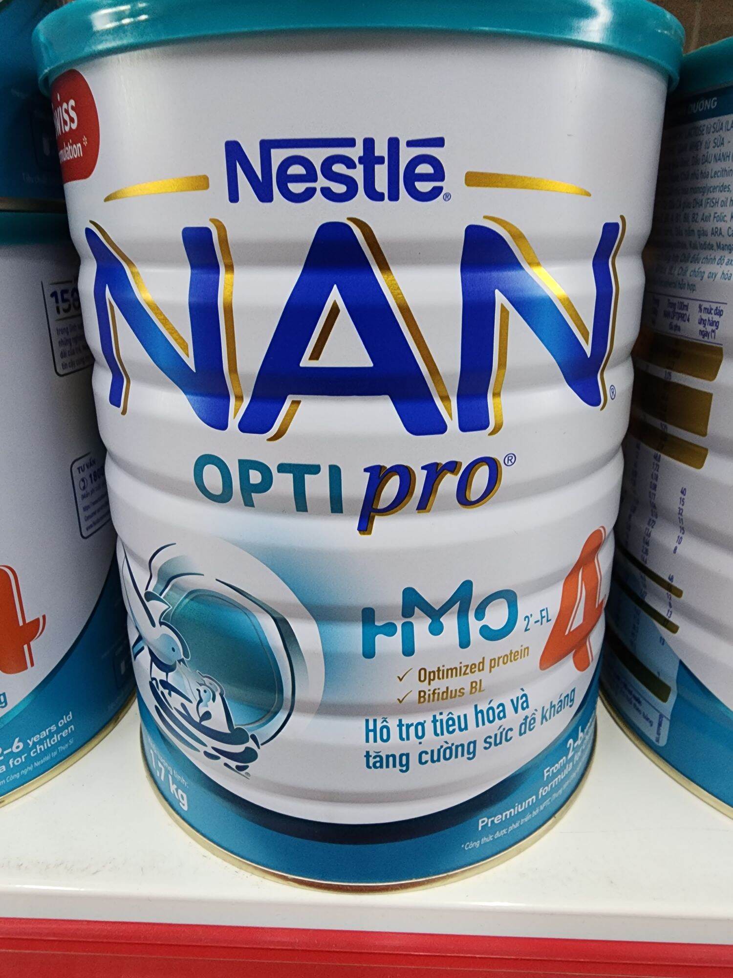 sữa bột NAN số 4 hộp 1.7kg