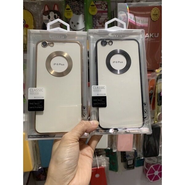Ốp hở táo viền vuông cao cấp iphone 6 plus , 6s plus , 6plus , 6splus