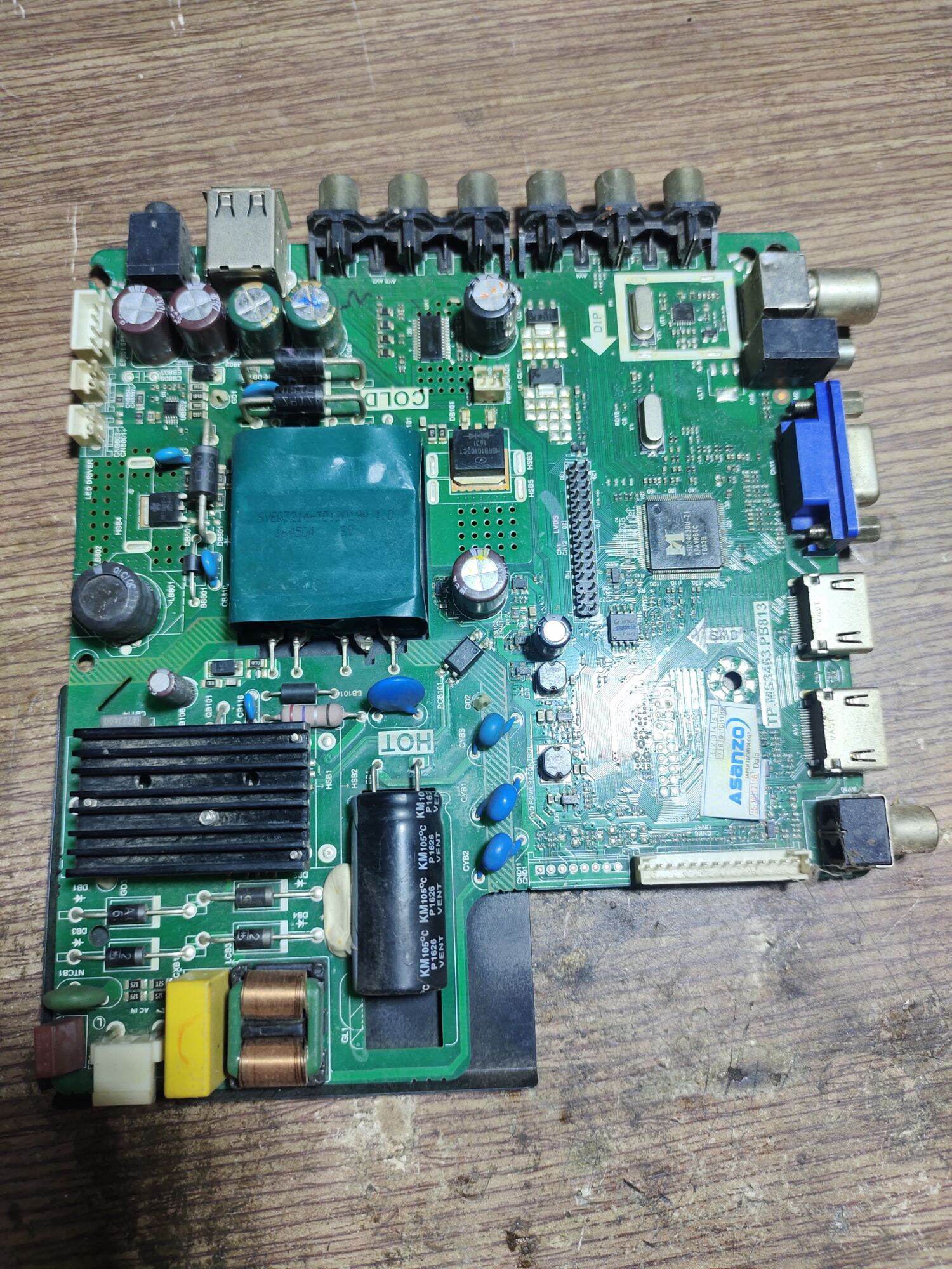 Bo tivi asanzo 32S510T2 chạy ok.