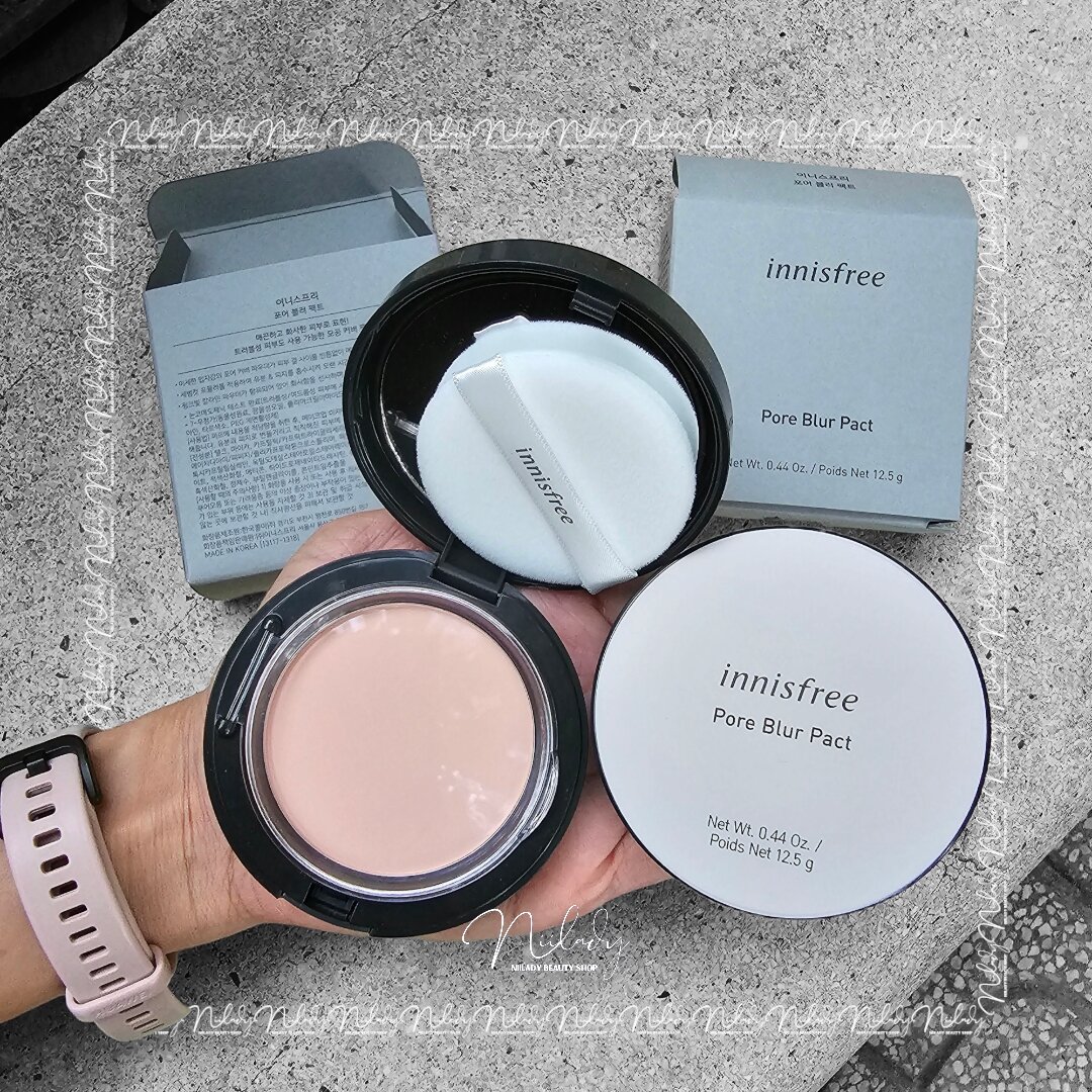 Phấn phủ dạng nén Innisfree Pore Blur Pact 12.5g