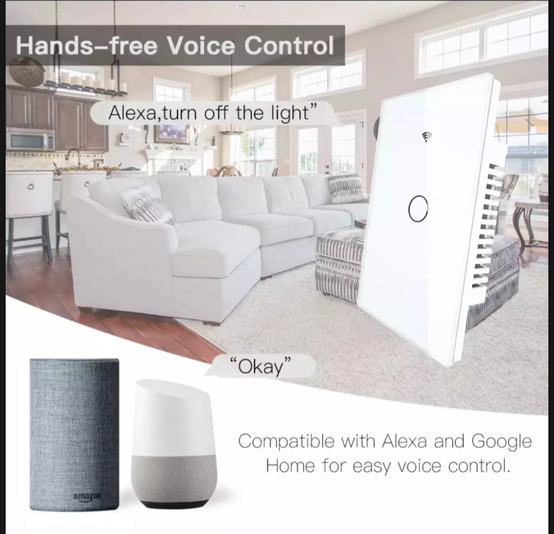 Công tắc Thông minh Tuya wifi +RF