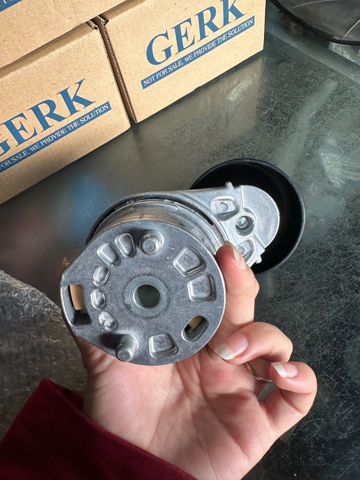 CỤM TĂNG ĐƯA DÂY CUROA (TĂNG TỰ ĐỘNG) FORD TRANSIT 2003-2006 JMC