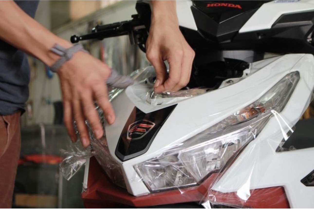 Decal nilon 3 lớp PPF siêu bóng, siêu trong dán xe