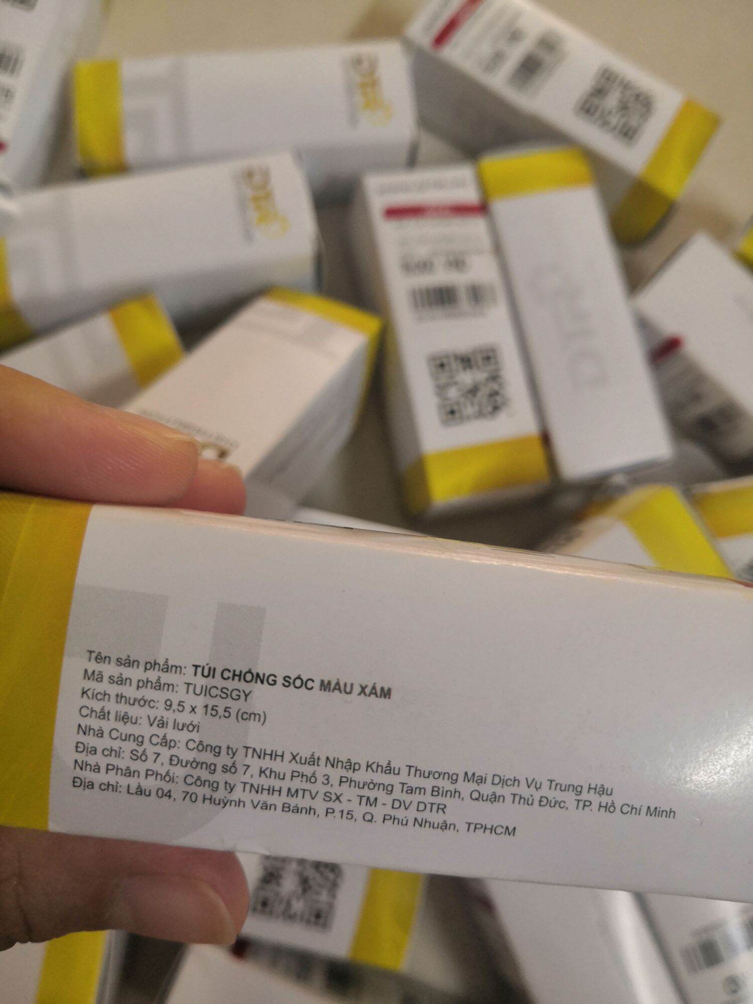 Túi rút chống sốc pin sạc dự phòng ( màu xám )
