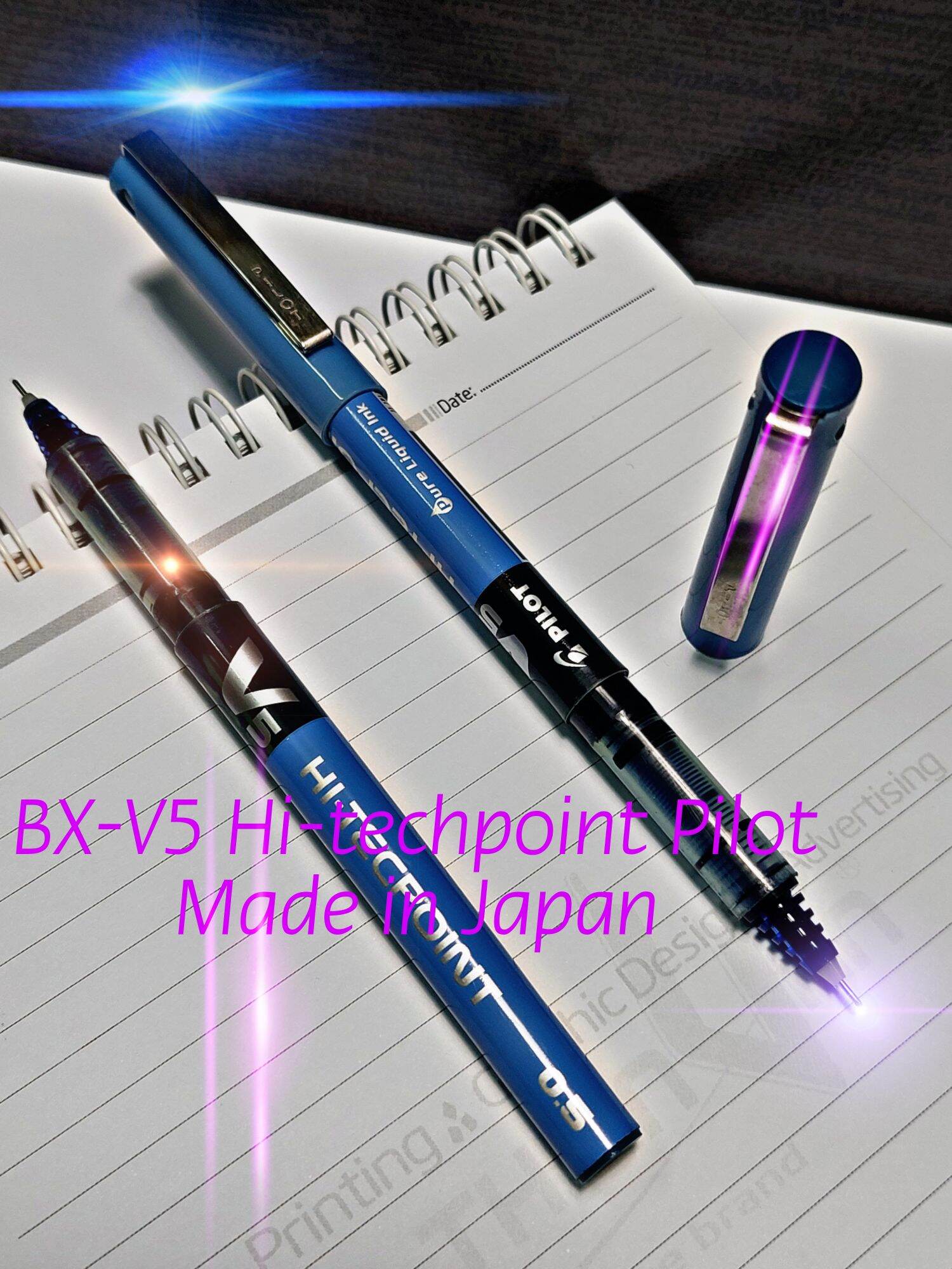 Bút lông kim Hi-techpoint BX-V5 Pilot (0.5mm)/ Made in Japan