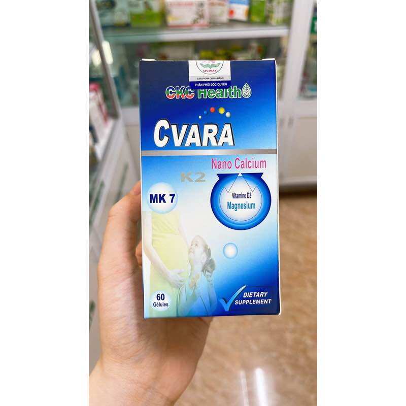 Canxi Cvara hộp 60 viên ⚡nhập khẩu Pháp⚡