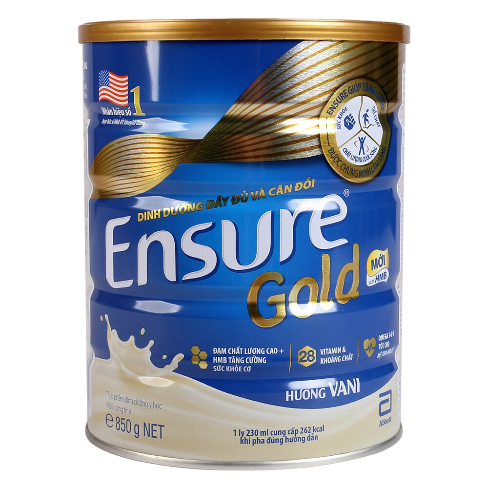 Sữa Ensure Gold vavila 850g Date 11 2024