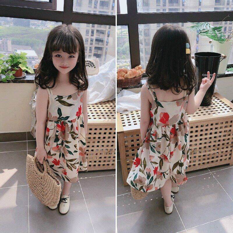 [HCM]áo đầm hoa cho bé