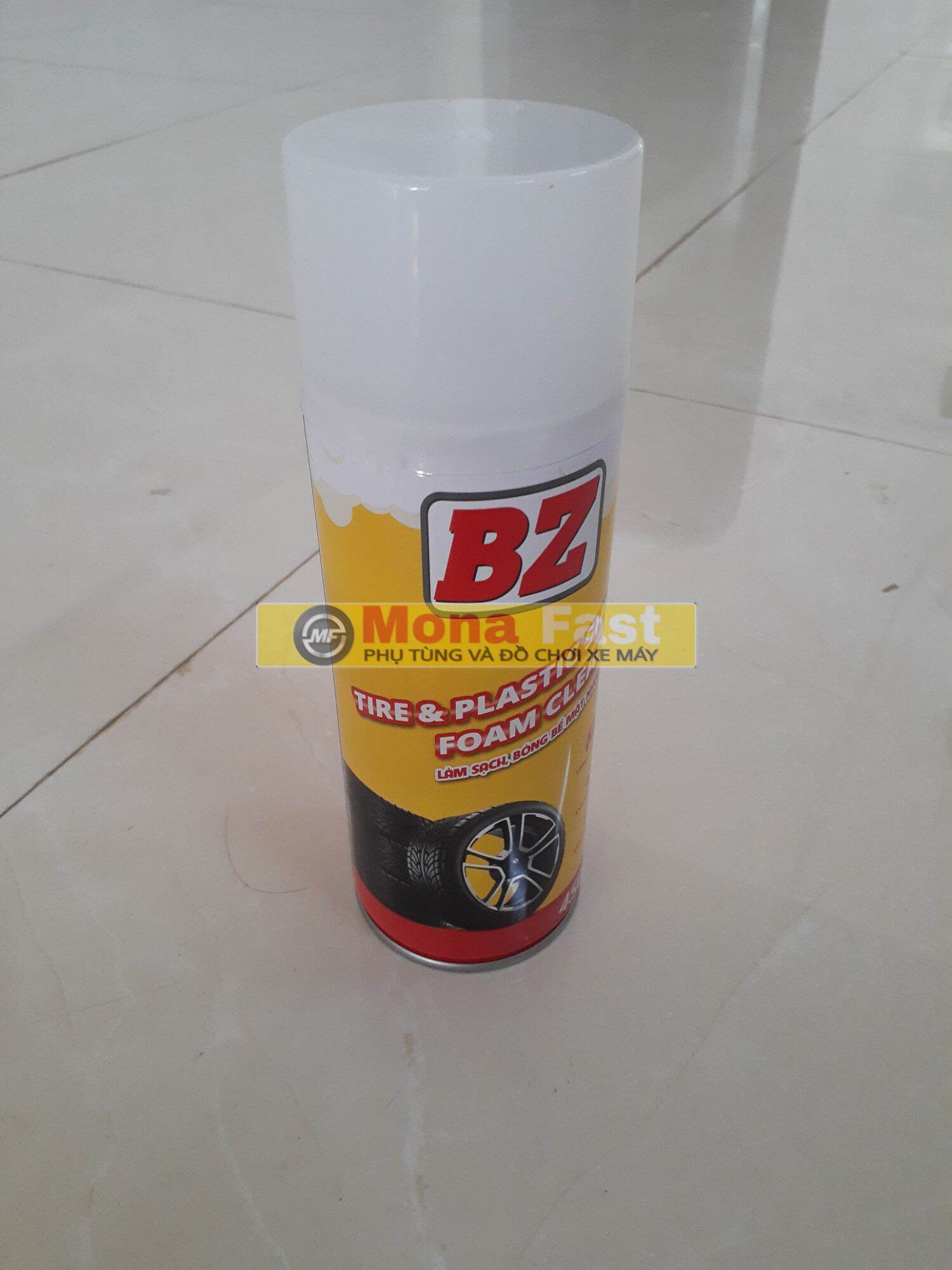 Chai xịt làm bóng vỏ xe BZ