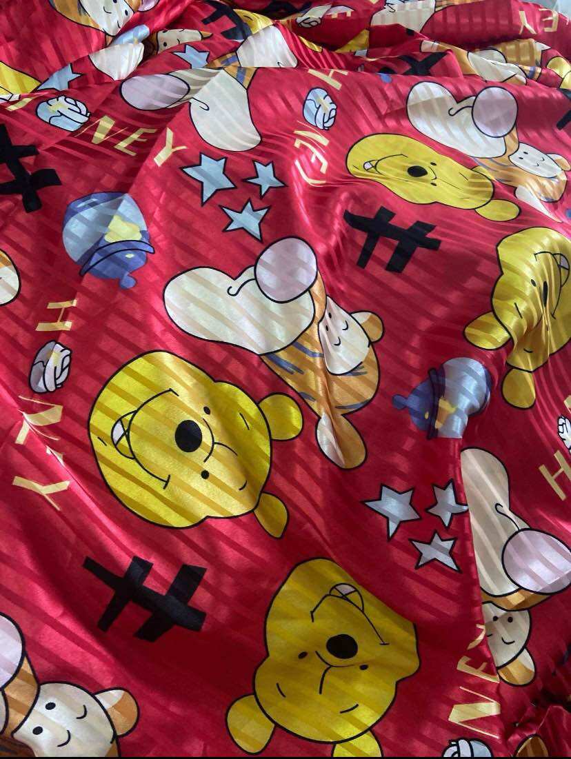 1m vải lụa satin mềm may bộ váy áo khổ 1m5